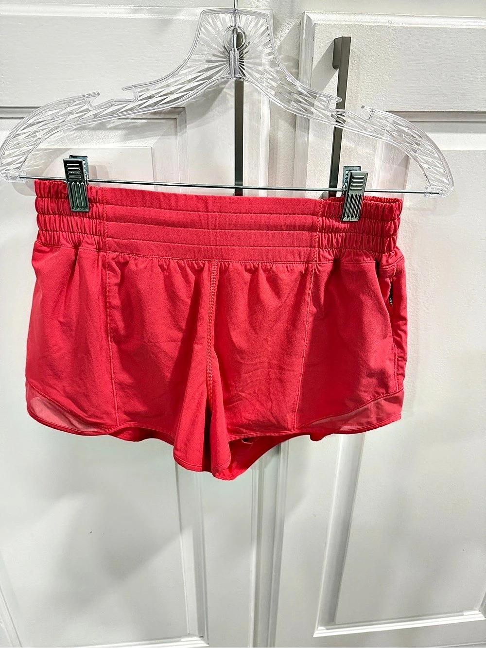 lululemon Hotty Hot High-Rise Lined Short 4" Pink Small